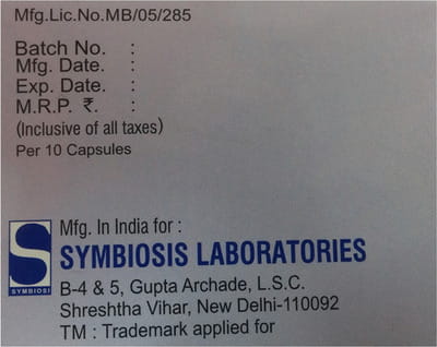 Doxyplus Lb Strip Of 10 Capsules