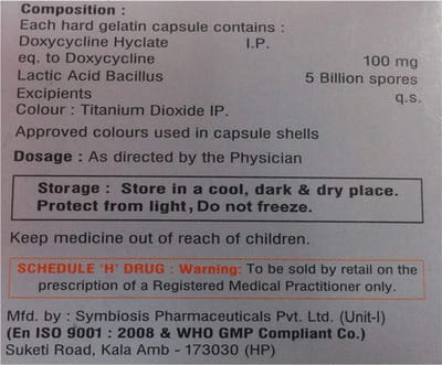 Doxyplus Lb Strip Of 10 Capsules