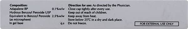 Benz Adp Tube Of 15gm Gel