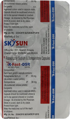 R Fast Dsr Strip Of 10 Capsules