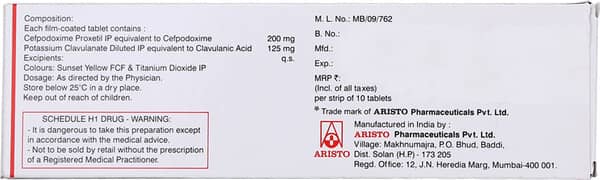 मोनोसफ ओ सीवी 200/125 टैबलेट