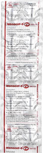 मोनोसफ ओ सीवी 200/125 टैबलेट