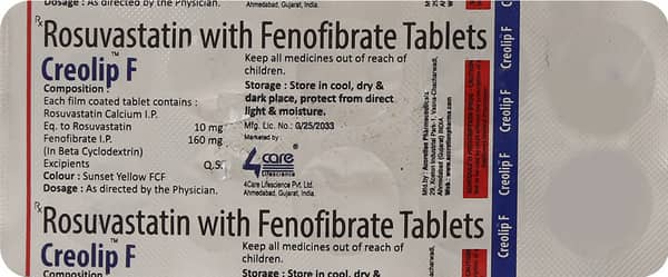 Creolip F Strip Of 10 Tablets