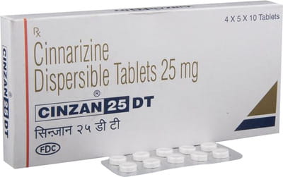 Cinzan Dt 25mg Strip Of 10 Tablets