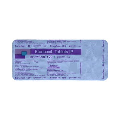 Brutaflam 120mg Strip Of 10 Tablets