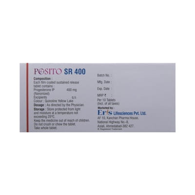 Posito Sr 400 Strip Of 10 Tablets