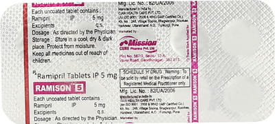 Ramison 5 Strip Of 10 Tablets