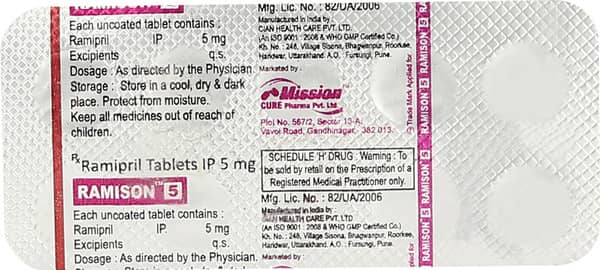 Ramison 5 Strip Of 10 Tablets