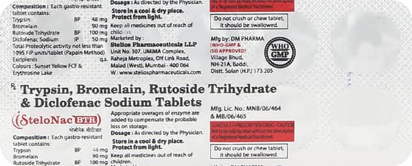 Stelonac Btr Strip Of 10 Tablets