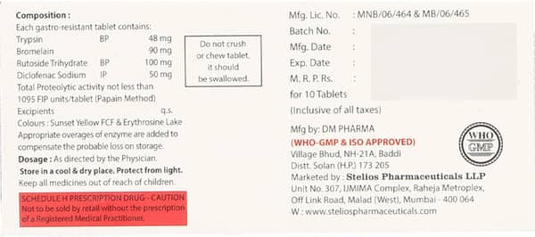 Stelonac Btr Strip Of 10 Tablets