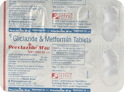 Preclazide M 80 Strip Of 10 Tablets