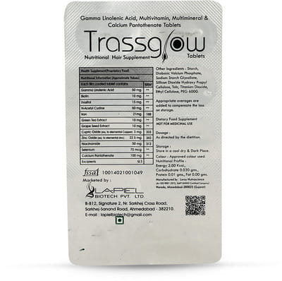 Trassglow Strip Of 10 Tablets