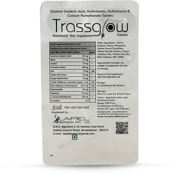 Trassglow Strip Of 10 Tablets