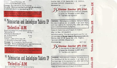 Teledin Am Strip Of 10 Tablets