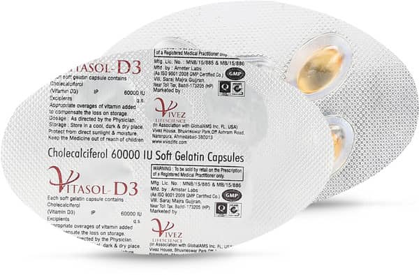 Vitasol D3 Strip Of 4 Capsules