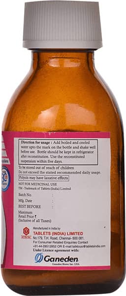 New Tummy Soft Bottle Of 50ml Dry Syrup