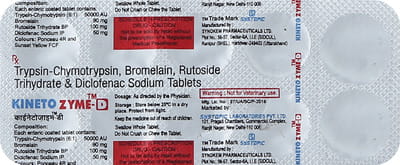 Kinetozyme D Strip Of 10 Tablets