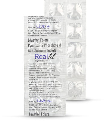 Real Fol Strip Of 10 Tablets