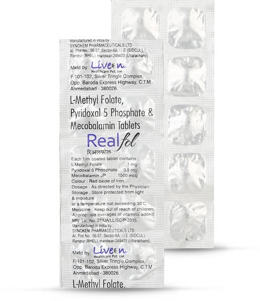 Real Fol Strip Of 10 Tablets