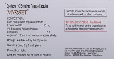 Myoset Strip Of 10 Capsules
