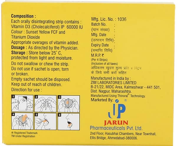 Sun 60k Orally Disintegrating Strip | Sugar Free
