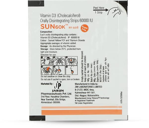 Sun 60k Orally Disintegrating Strip | Sugar Free