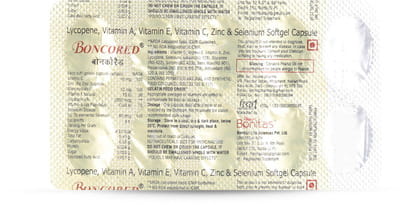 Boncored Strip Of 10 Capsules