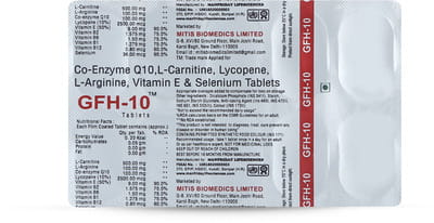 Gfh 10 Strip Of 10 Tablets