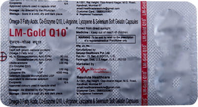 Lm Gold Q10 Strip Of 10 Capsules