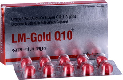 Lm Gold Q10 Strip Of 10 Capsules