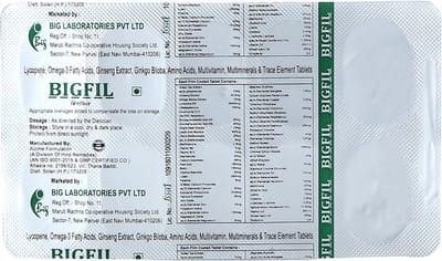 Bigfil Strip Of 10 Tablets