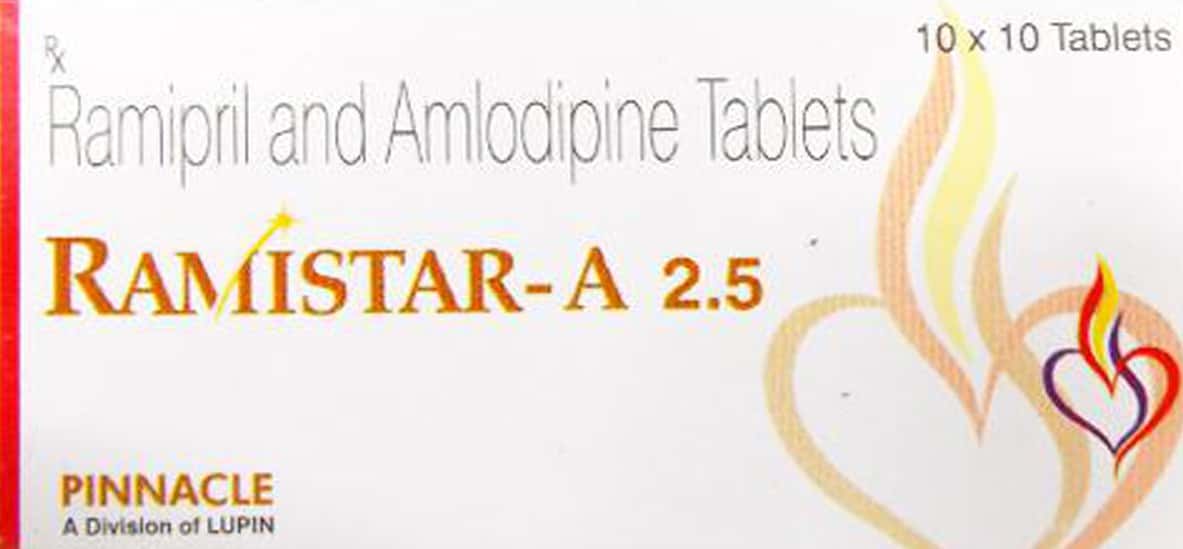 Ramistar Injection Ramistar A 2.5mg Strip Of 10 Tablets: Uses, Side Effects, Price ...