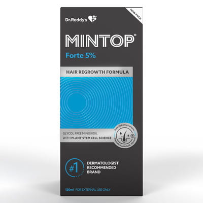Mintop Forte 5% Minoxidil Bottle Of 120ml Solution