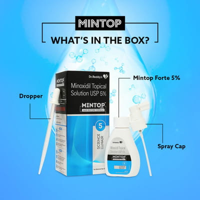 Mintop Forte 5% Minoxidil Bottle Of 120ml Solution