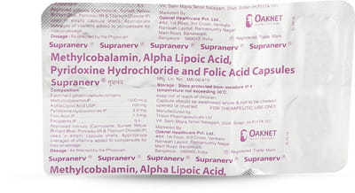 Supranerv Strip Of 10 Capsules