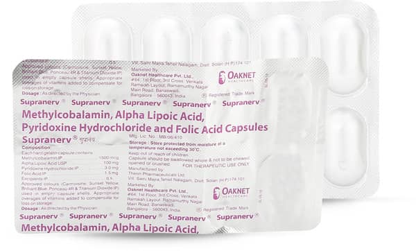 Supranerv Strip Of 10 Capsules