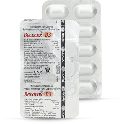 Becocnx D3 Strip Of 10 Tablets