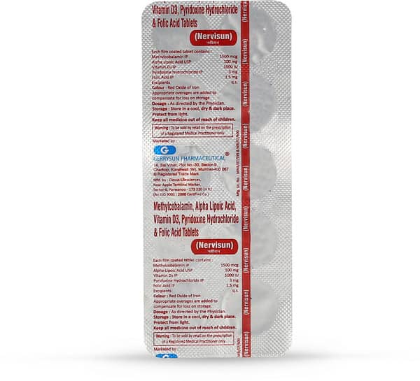 Nervisun Strip Of 10 Tablets