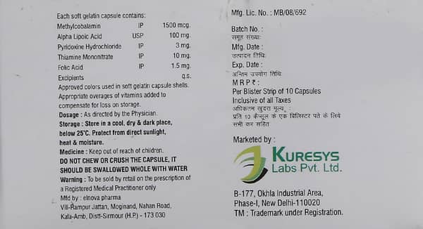 Richaxon Strip Of 10 Capsules
