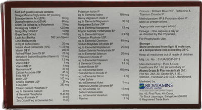 Biovit Xt Strip Of 10 Capsules