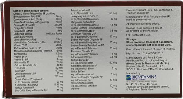 Biovit Xt Strip Of 10 Softgel Capsules