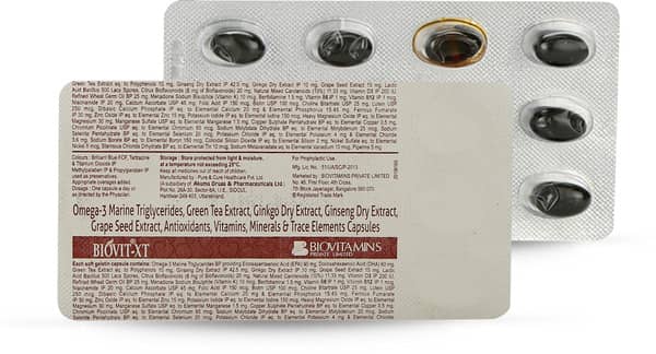 Biovit Xt Strip Of 10 Softgel Capsules
