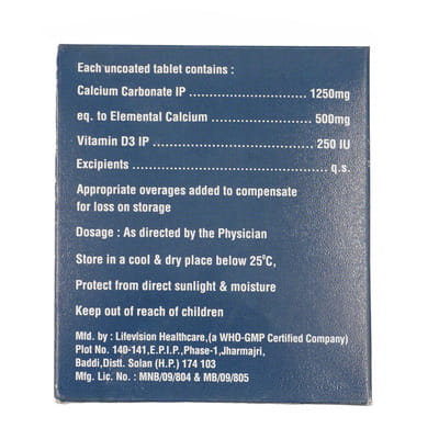 Shelgain 500 Tablets 15'S