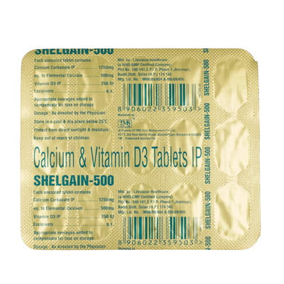 Shelgain 500 Tablets 15'S