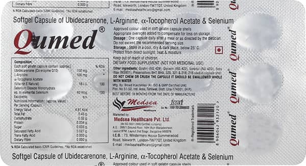 Qumed Strip Of 10 Tablets