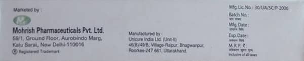 Aclind Tube Of 15Gm Gel