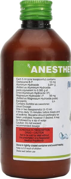 Mucaine Oral Gel | Mint Flavour Sugar Free