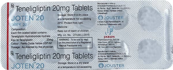 Joten 20mg Strip Of 10 Tablets