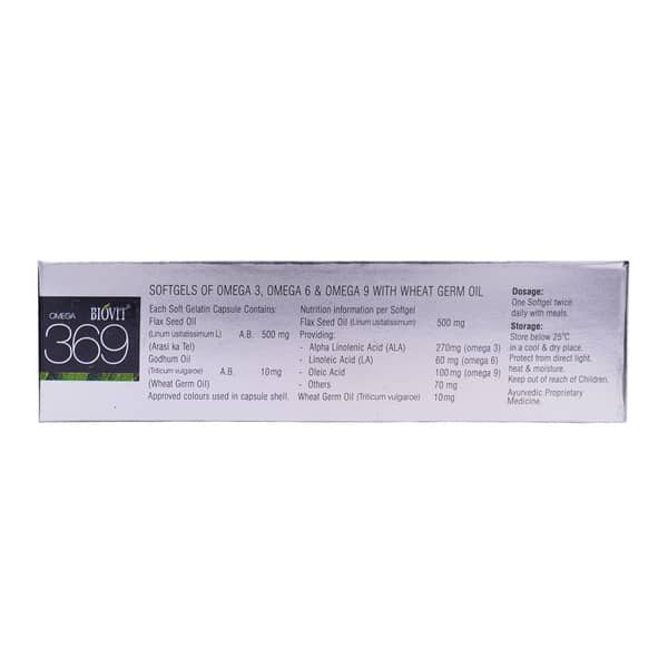 Biovit Omega 369 Strip Of 10 Capsules