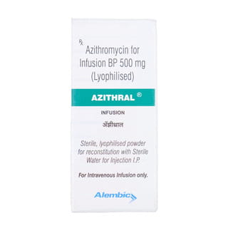 Azithral 500Mg Dry Vial Of 1 Powder For Injection